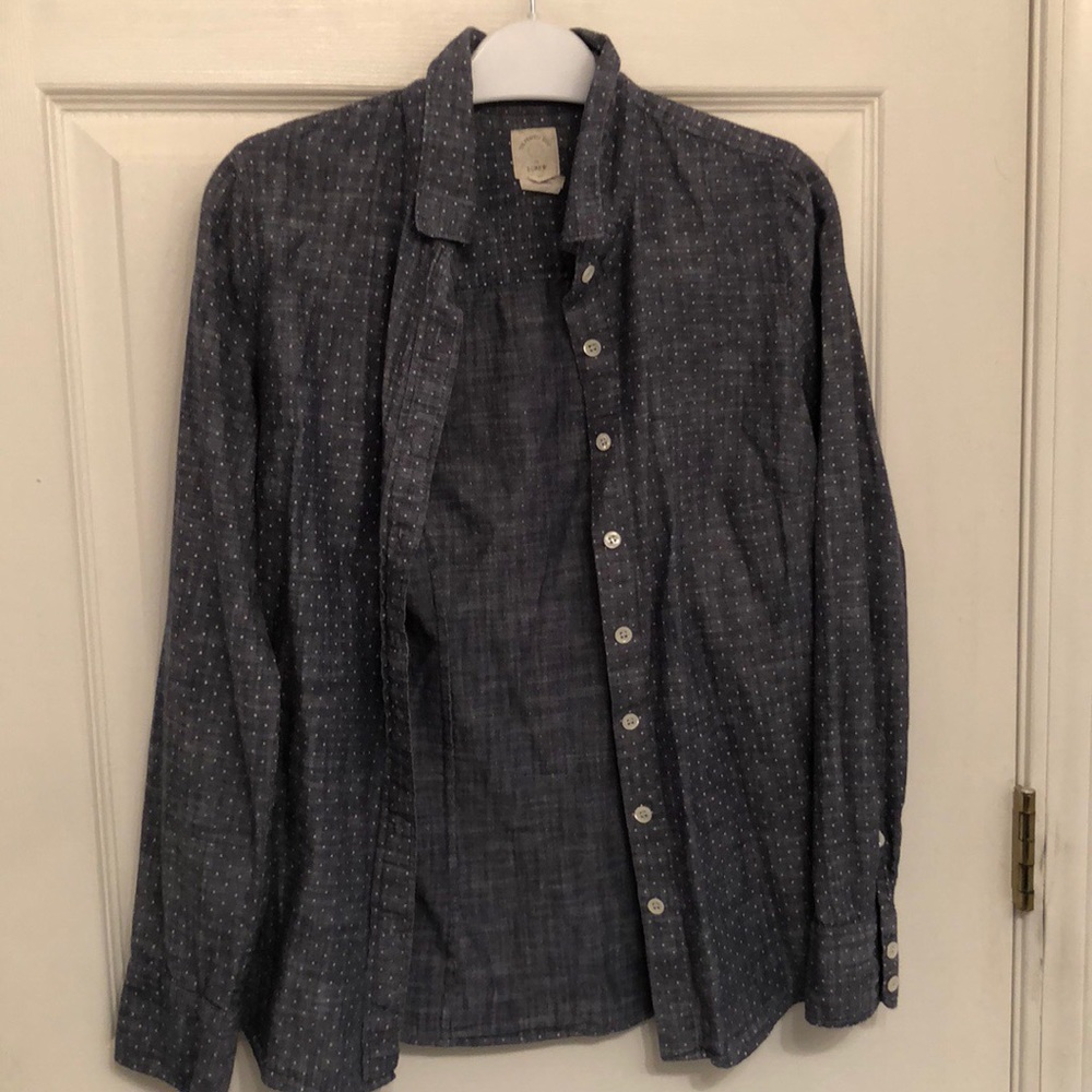 JCrew Perfect Boyfriend Button-Up